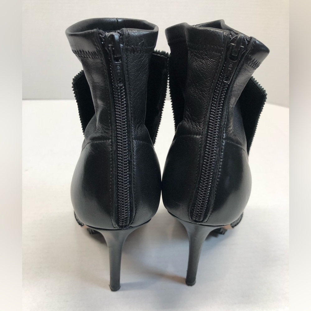 Givenchy leather studded sock booties, black/silver, EUC - Picture 3 of 11